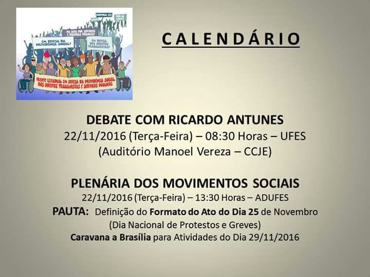 agenda antunes